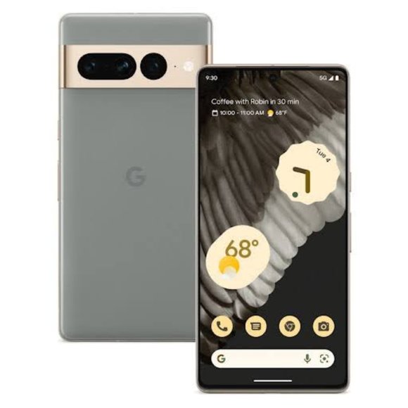 NEW Google Pixel 7 Pro 5G mmWave & Sub-6 6.7" 128 GB Phone in Hazel - Picture 1 of 9